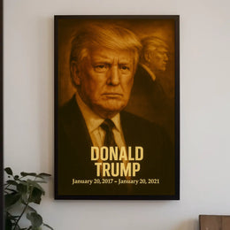 Donald Trump 45Th President Poster