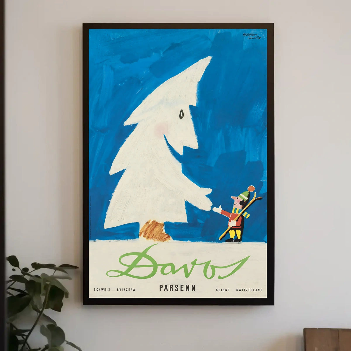 Davos Parsenn Winter Wonderland Poster