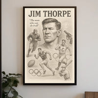 Jim Thorpe Legendary Sports Icon Jim Thorpe Poster