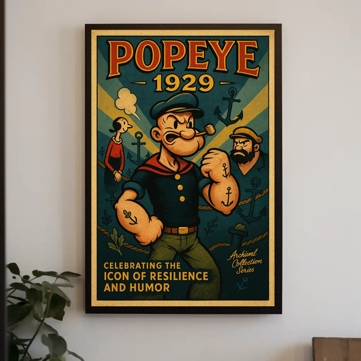 Popeye 1929 Art Poster POP-147