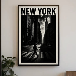New York Cityscape Poster