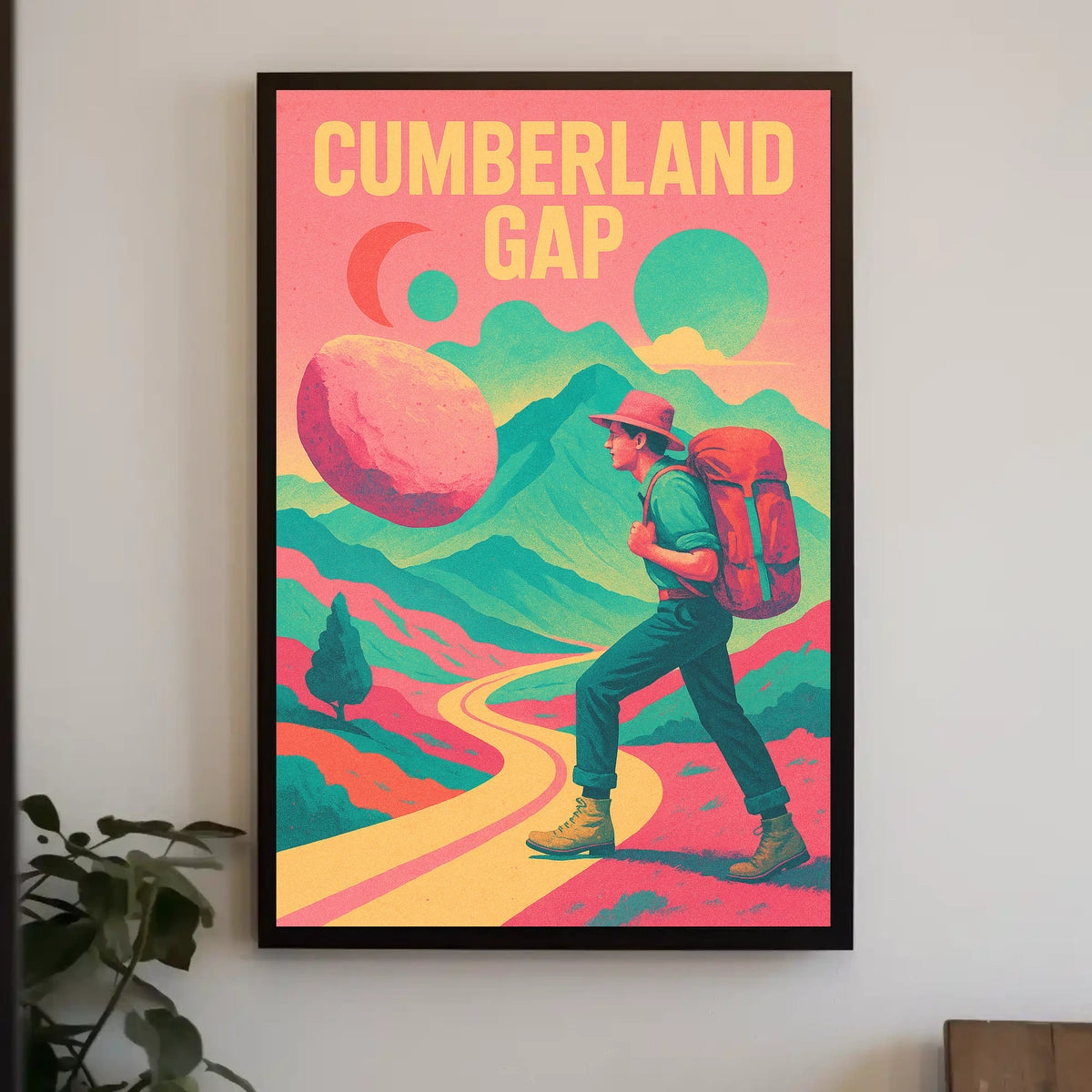 Cumberland Gap Wanderlust Scenic Travel Poster