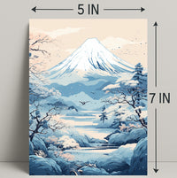 Tranquil Mountain Landscape Poster