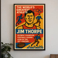 The Worlds Greatest Athlete Jim Thorpe Poster