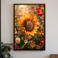 Sunlit Symphony William Morris Art Poster