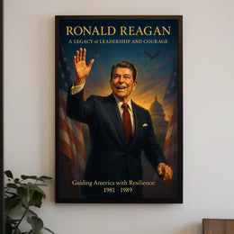 Ronald Reagan Inspirational American Presidential Poster