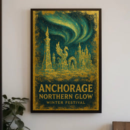 Anchorage Northern Glow Winter Festival Poster