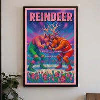 Reindeer Wrestling Showdown Poster