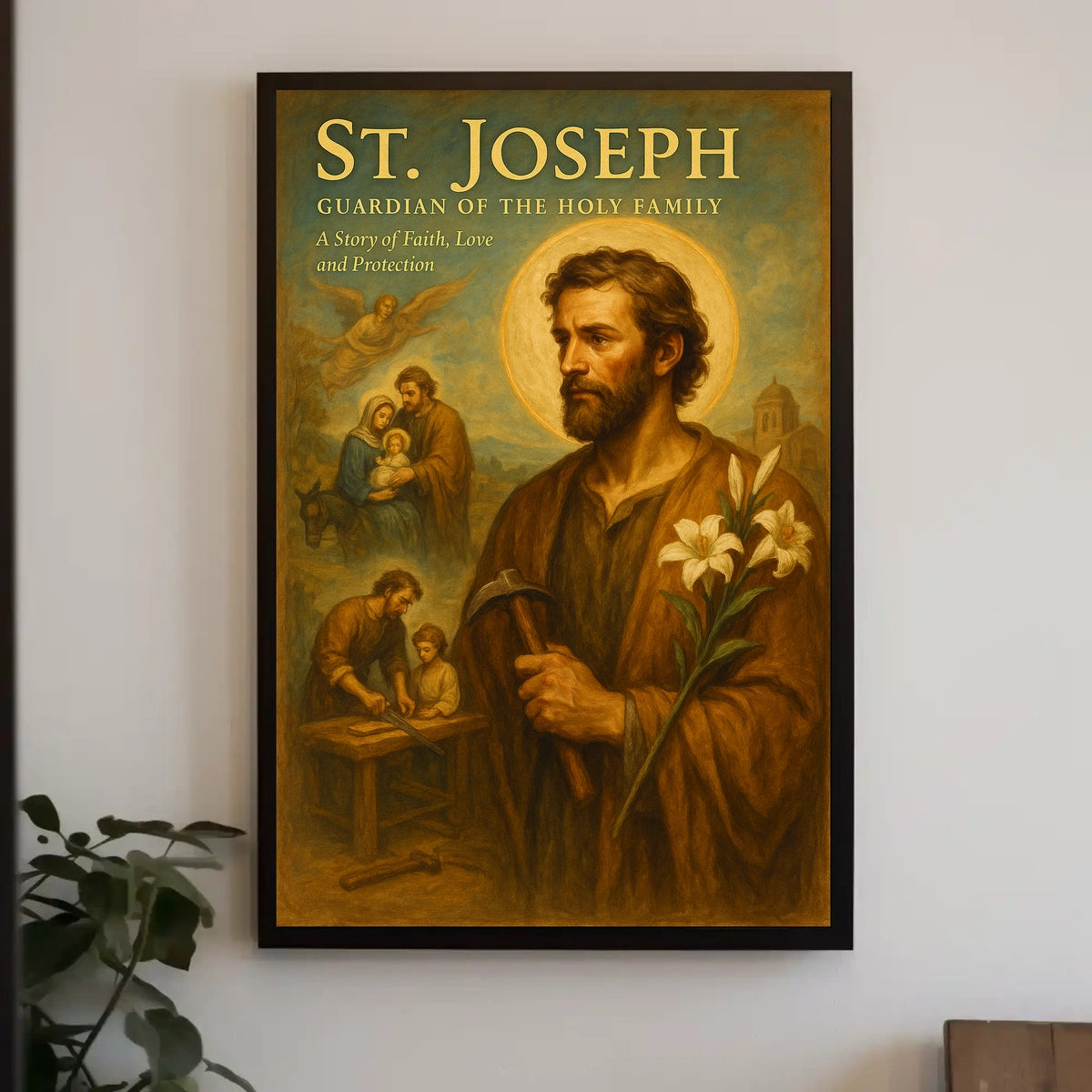 St. Joseph Guardian of the Holy Family Poster