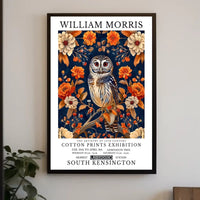 William Morris Art Exhibition Vintage Artistic Poster