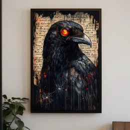 Mystical Raven Artwork for Animal Poster