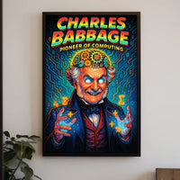 Charles Babbage Pioneer of Computing Poster PosterGoat