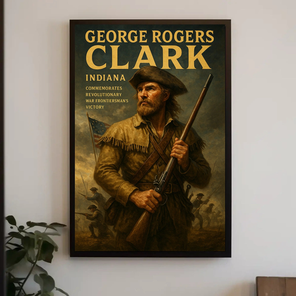 George Rogers Clark Revolutionary War Poster