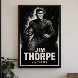 Jim Thorpe Legendary Athlete Poster
