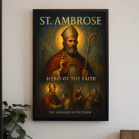 St. Ambrose Hero Of The Faith Poster