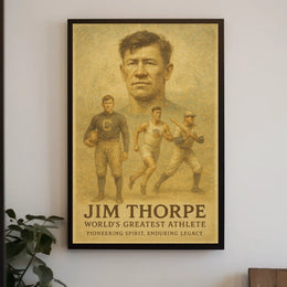 Jim Thorpe Legendary Athlete Jim Thorpe Poster