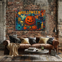 Gothic Halloween Night Urban Nocturnal Cityscape Photography Realism MuseumQuality ArchivalInks Collector Poster