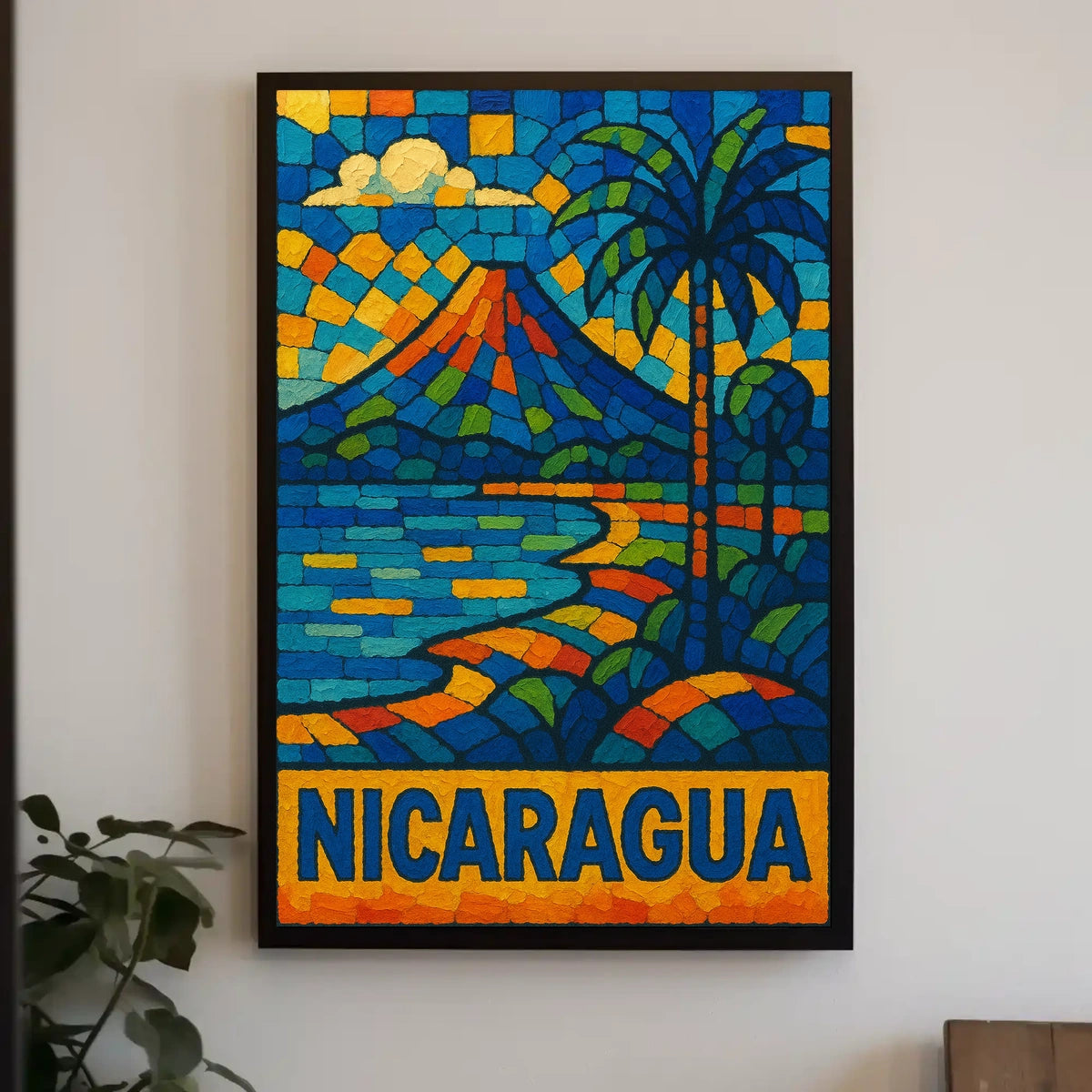 Vibrant Nicaragua Poster