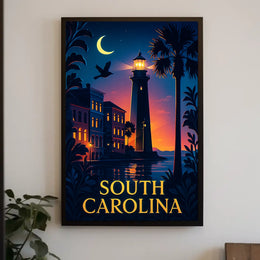 South Carolina Lighthouse Poster
