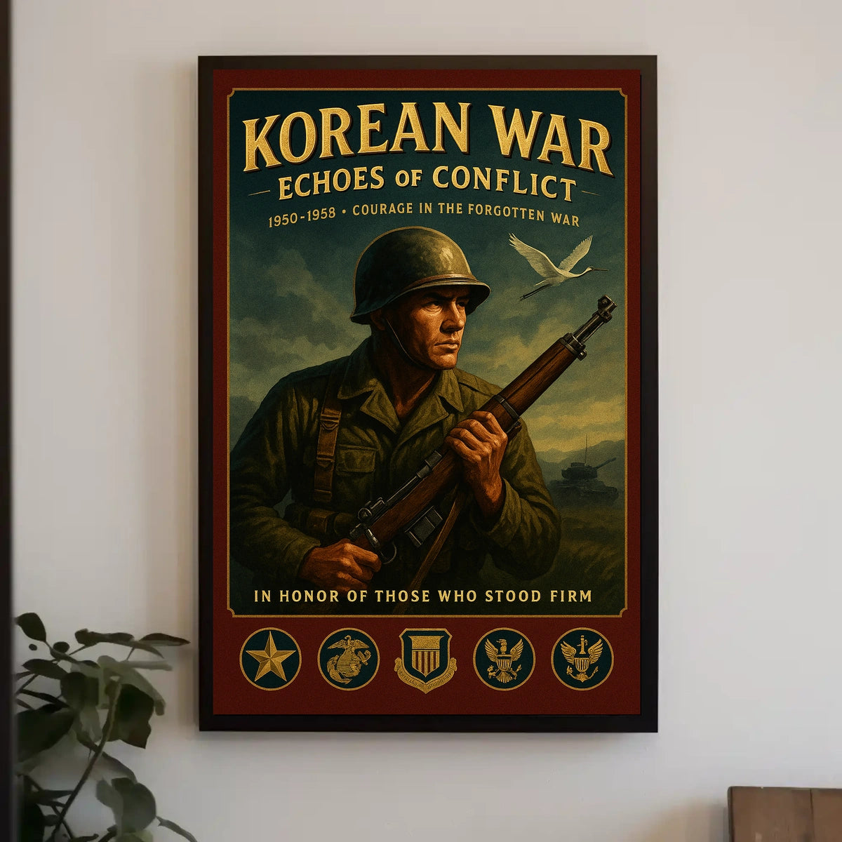 Echoes Of Conflict Korean War Tribute Poster