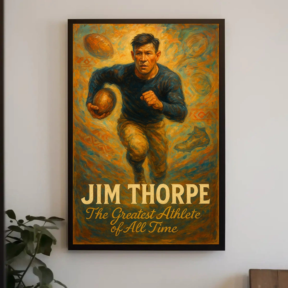 Jim Thorpe Legendary Athlete Jim Thorpe Poster