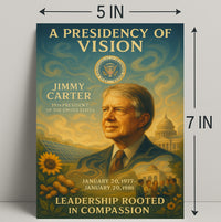 Jimmy Carter Commander in Chief Archival Poster PosterGoat