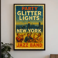 New York Jazz Night Poster