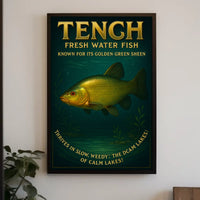Tench Fresh Water Fish Poster