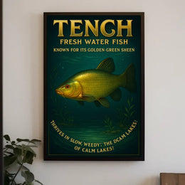 Tench Fresh Water Fish Poster