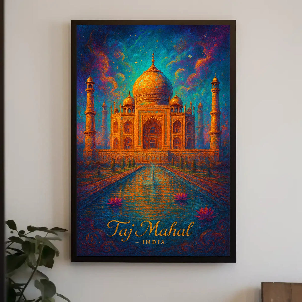 Taj Mahal India Poster