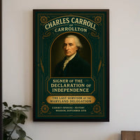 Charles Carroll of Carrollton Exhibit Poster