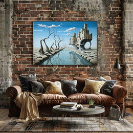 Surreal Desert Dreamscape Fantasy or Mythology Poster