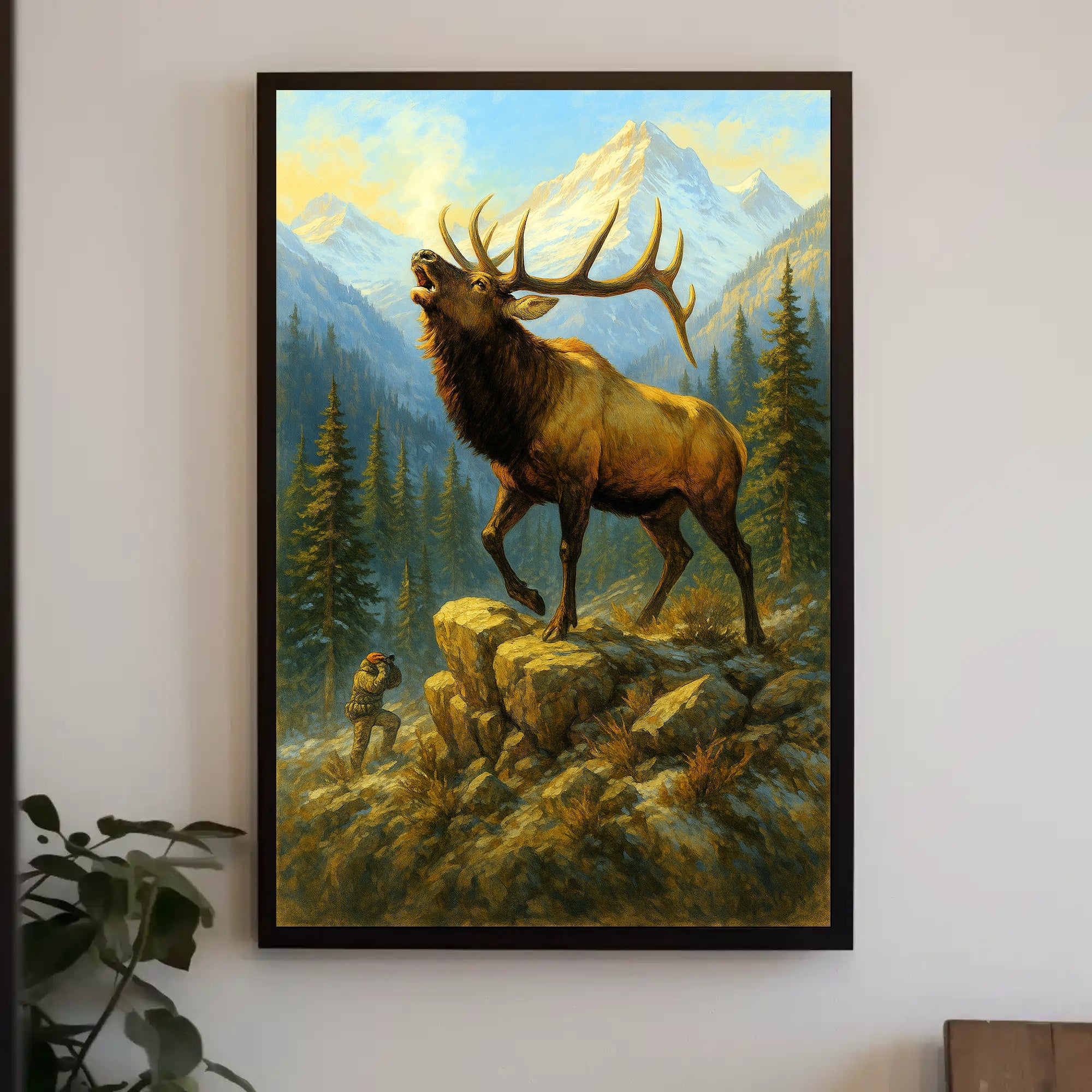 Majestic Wilderness Encounter Poster PosterGoat