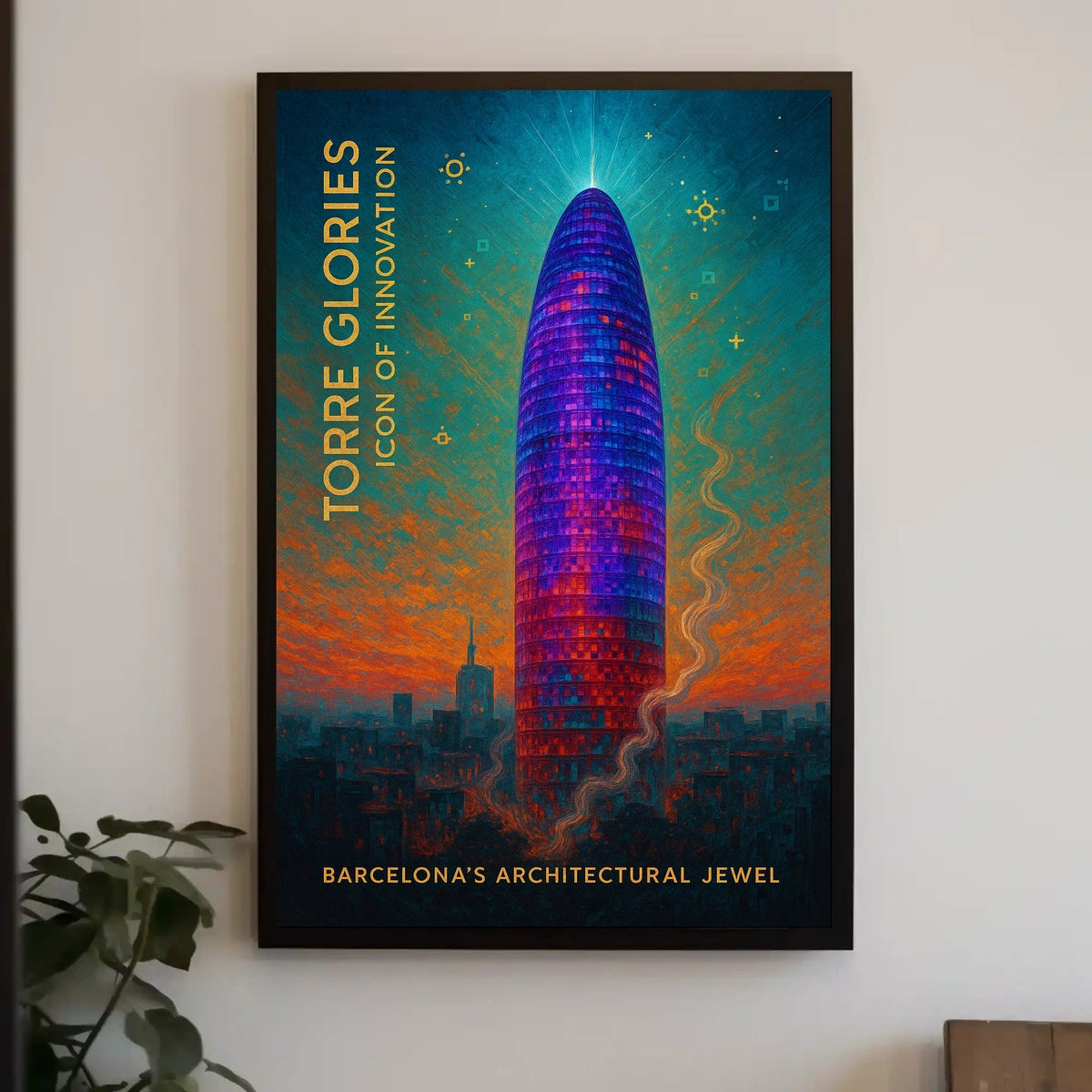 Torre Glories Icon of Innovation Poster