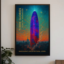 Torre Glories Icon of Innovation Poster