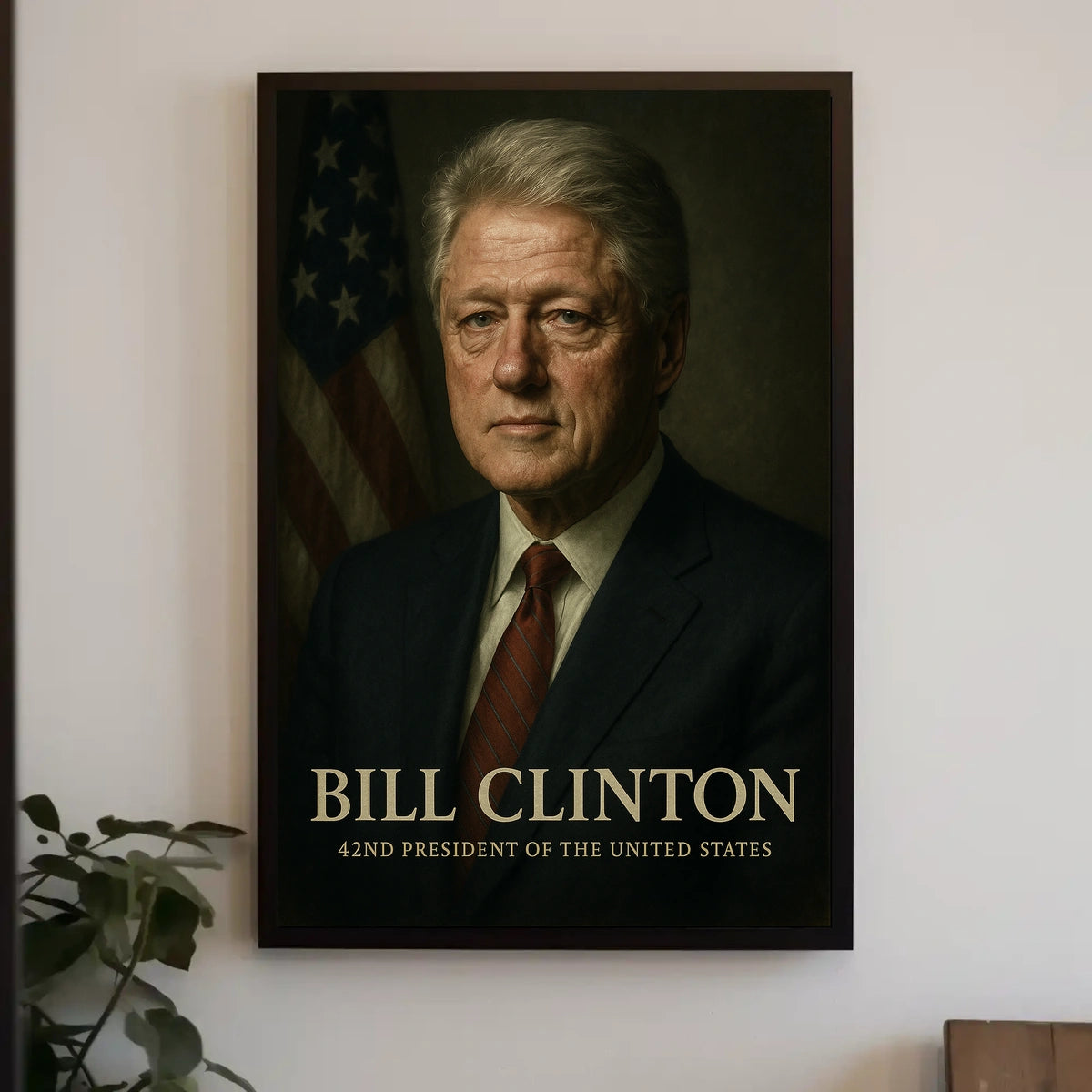 Bill Clinton 42Nd President Poster Museum Quality Wall Art
