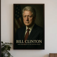 Bill Clinton 42Nd President Poster Museum Quality Wall Art