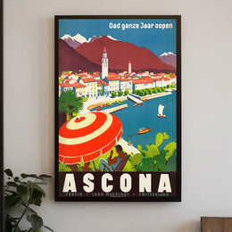 Ascona Travel Poster