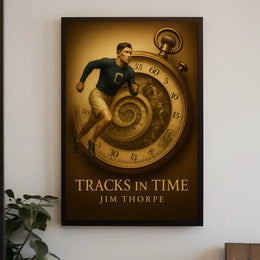 Tracks in Time Jim Thorpe Poster