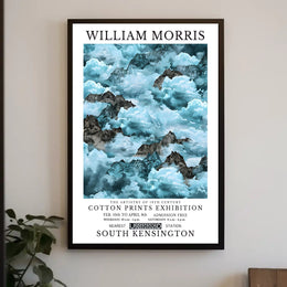 William Morris Cotton Prints Exhibition Poster