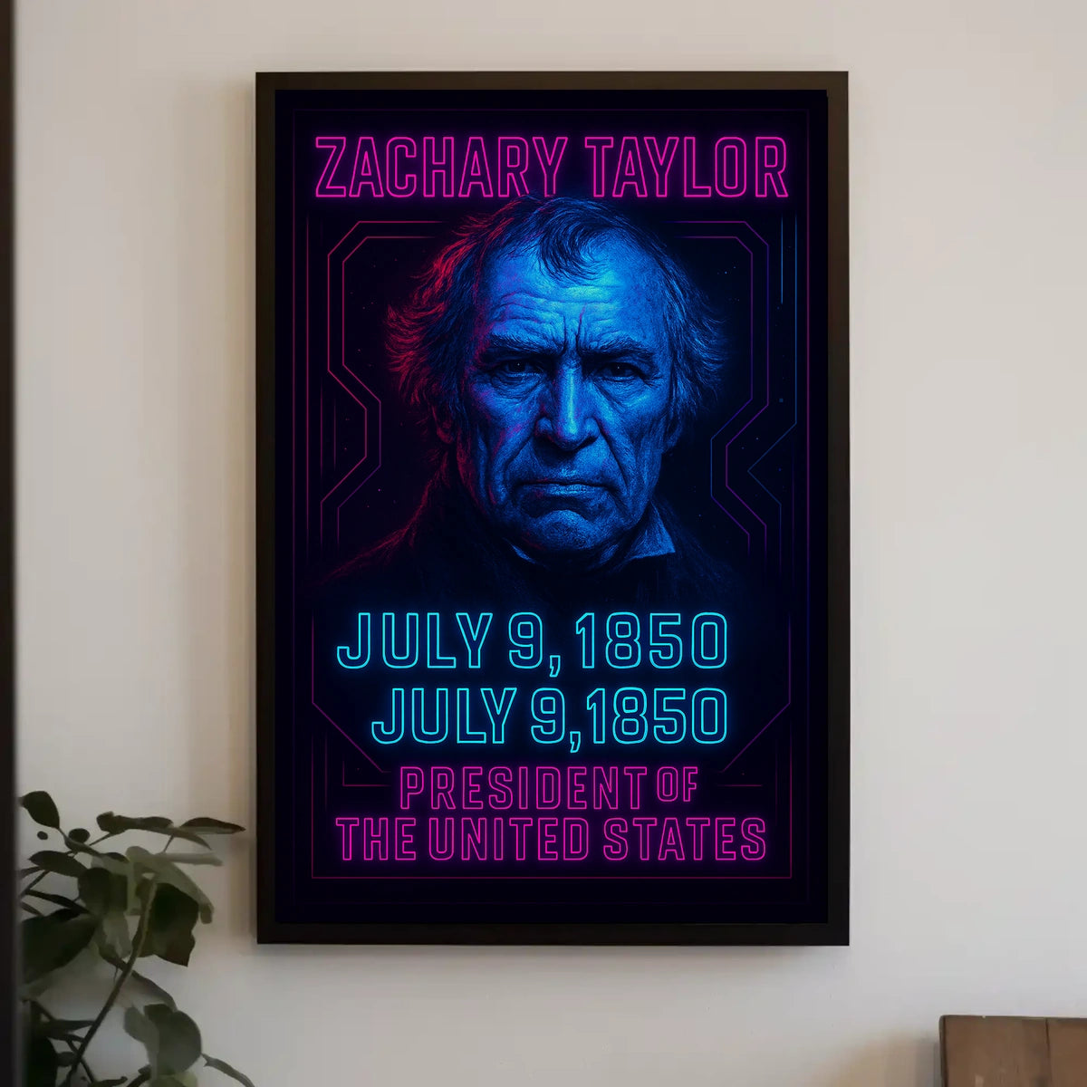 Zachary Taylor President Of The United Poster