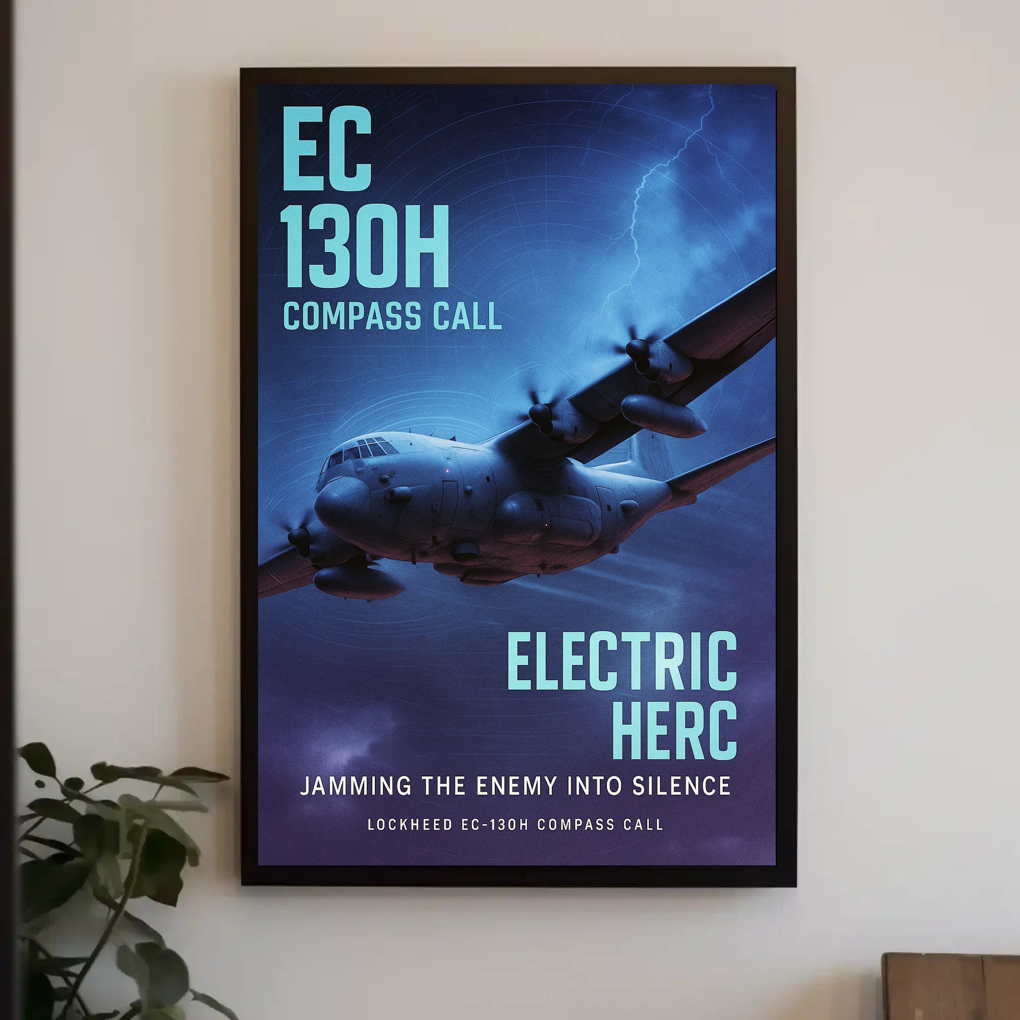 Lockheed EC-130H Compass Call Poster PosterGoat