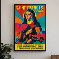 Saint Frances Of Rome Poster