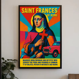 Saint Frances Of Rome Poster