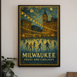 Milwaukee Frost And Firelight Poster