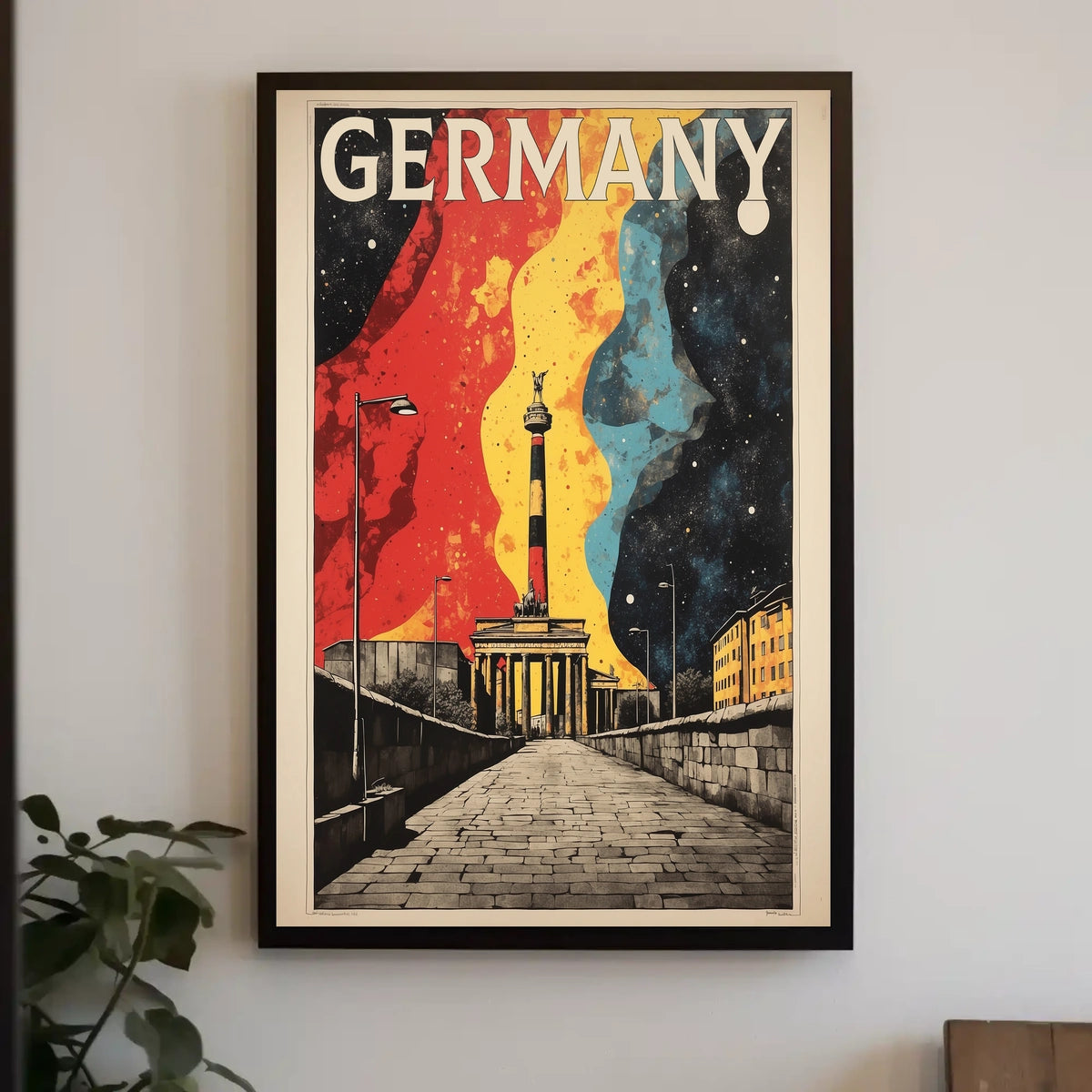 Germany Vibrant Pathway Poster