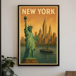New York Cityscape Poster
