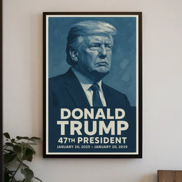 Donald Trump 47th President Poster