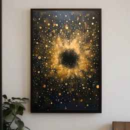 Cosmic Explosion William Morris Art Poster