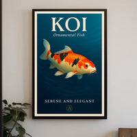 Koi  Ornamental Fish Poster PosterGoat